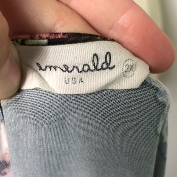 🌻 3/25 🌻 Emerald USA Super Stretch Floral Maxi - Picture 10 of 12